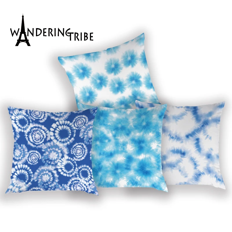 Geometric Pillow Cover Decorative Nordic Cushion Covers Blue Pattern Sofa Pillowcase Polyester Cushion Cover 45*45Cm Kissenbezug
Geometric Pillow Cover Decorative Nordic Cushion Covers Blue Pattern Sofa Pillowcase Polyester Cushion Cover 45*45Cm Kissenbezug