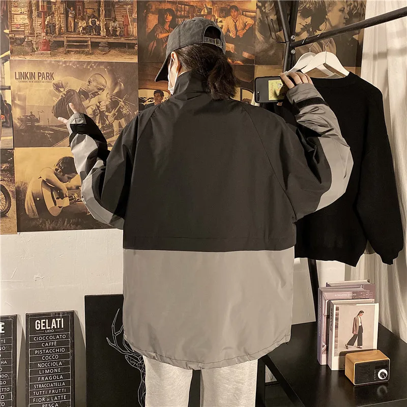 Autumn Brand Ins Color Matching Overalls Male Korean Fashion Student All-Matching Loose Casual Baseball Uniform Jacket
Autumn Brand Ins Color Matching Overalls Male Korean Fashion Student All-Matching Loose Casual Baseball Uniform Jacket