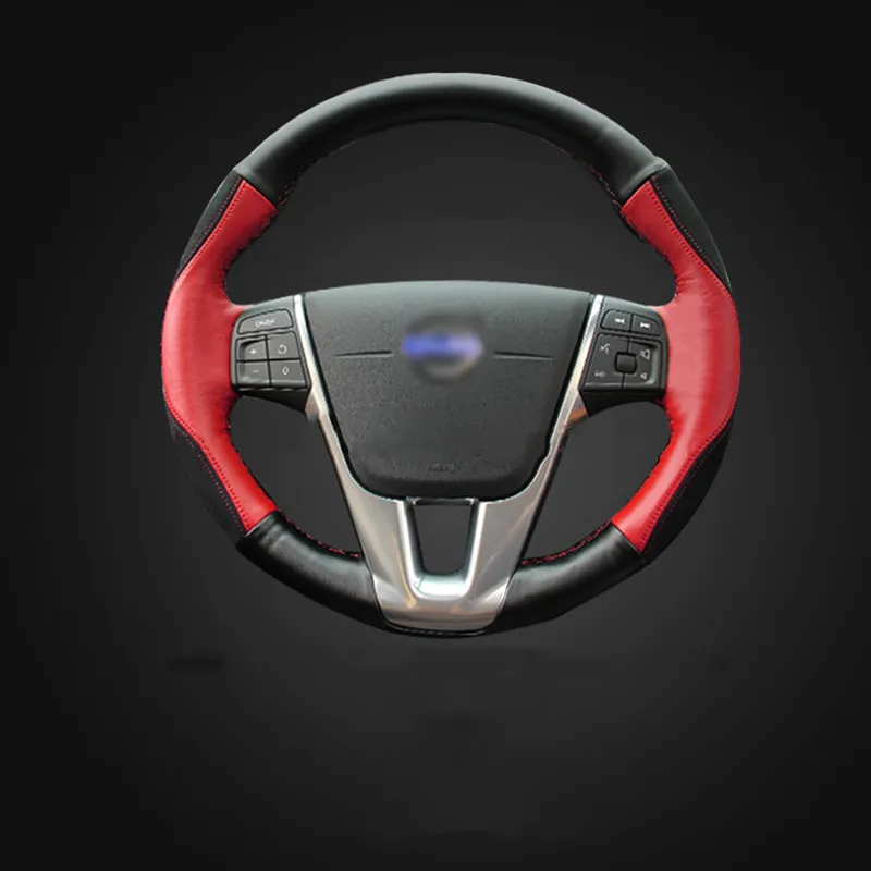 For Volvo XC60 V60 V40 S60L DIY custom leather car interior steering wheel cover car accessories
For Volvo XC60 V60 V40 S60L DIY custom leather car interior steering wheel cover car accessories