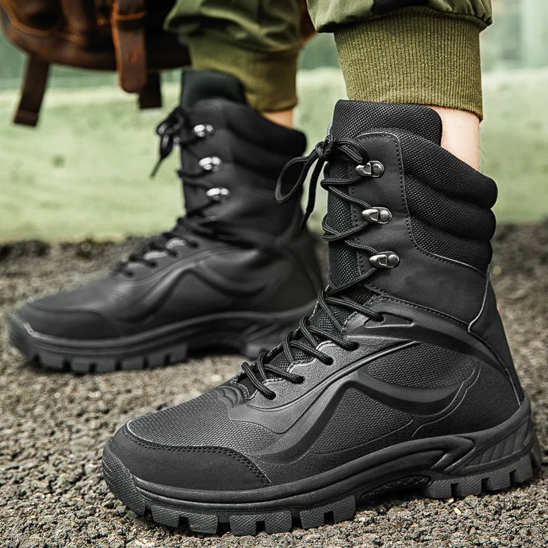 Military Boots Men Boots Special Force Desert Combat Army Boots Outdoor Hiking Boots Ankle Shoes Men Work Safty Hiking Shoes
Military Boots Men Boots Special Force Desert Combat Army Boots Outdoor Hiking Boots Ankle Shoes Men Work Safty Hiking Shoes