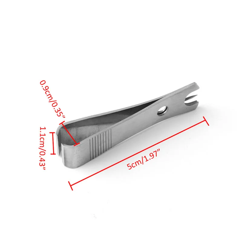 Stainless Steel Nipper Line Cutter Clipper Hook-Eye Cleaner Pin Fishing Tool W89F
Stainless Steel Nipper Line Cutter Clipper Hook-Eye Cleaner Pin Fishing Tool W89F