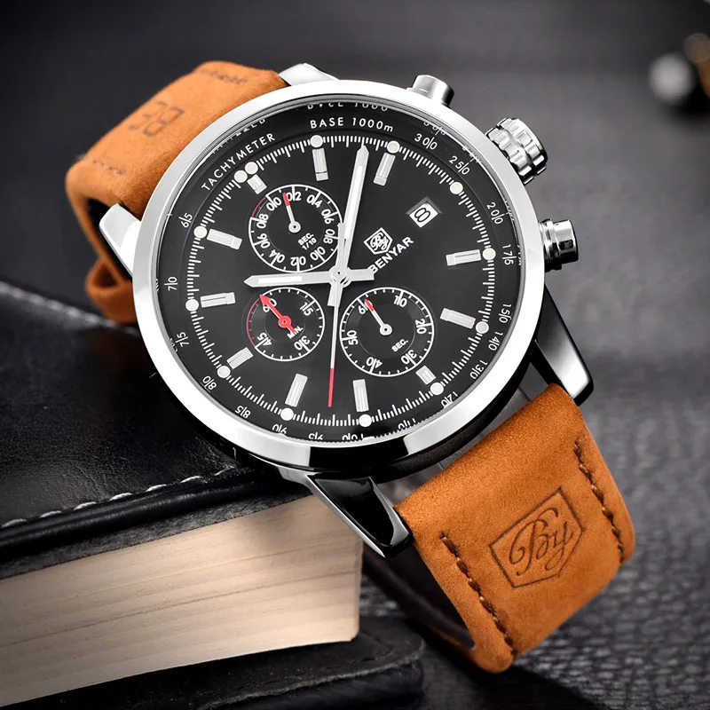 BENYAR 2020 Sports Men's Watches Luxury Brand Fashion Chronograph Multifunction Military Clock 3-5 дней после отгрузки из России
BENYAR 2020 Sports Men's Watches Luxury Brand Fashion Chronograph Multifunction Military Clock 3-5 дней после отгрузки из России