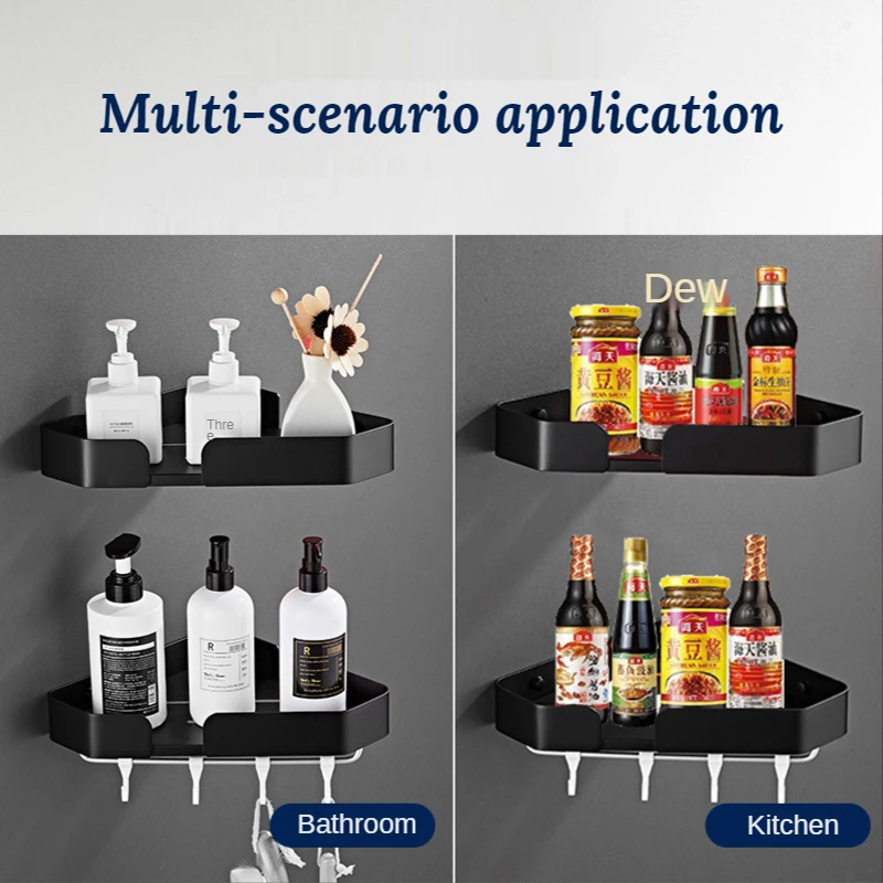 Corner Bathroom Storage Rack Wall Mounted with Robe Hook for Bathroom Shelves Square Basket Hanger Bathroom Accessories
Corner Bathroom Storage Rack Wall Mounted with Robe Hook for Bathroom Shelves Square Basket Hanger Bathroom Accessories