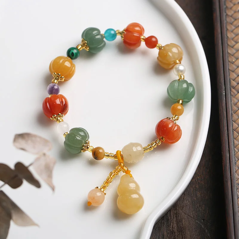 Hot Selling Natural Hand-carved Jade Golden Silk Squash Bracelet Accessories Fashion Jewelry Bangles Men Women Lucky Gifts
Hot Selling Natural Hand-carved Jade Golden Silk Squash Bracelet Accessories Fashion Jewelry Bangles Men Women Lucky Gifts