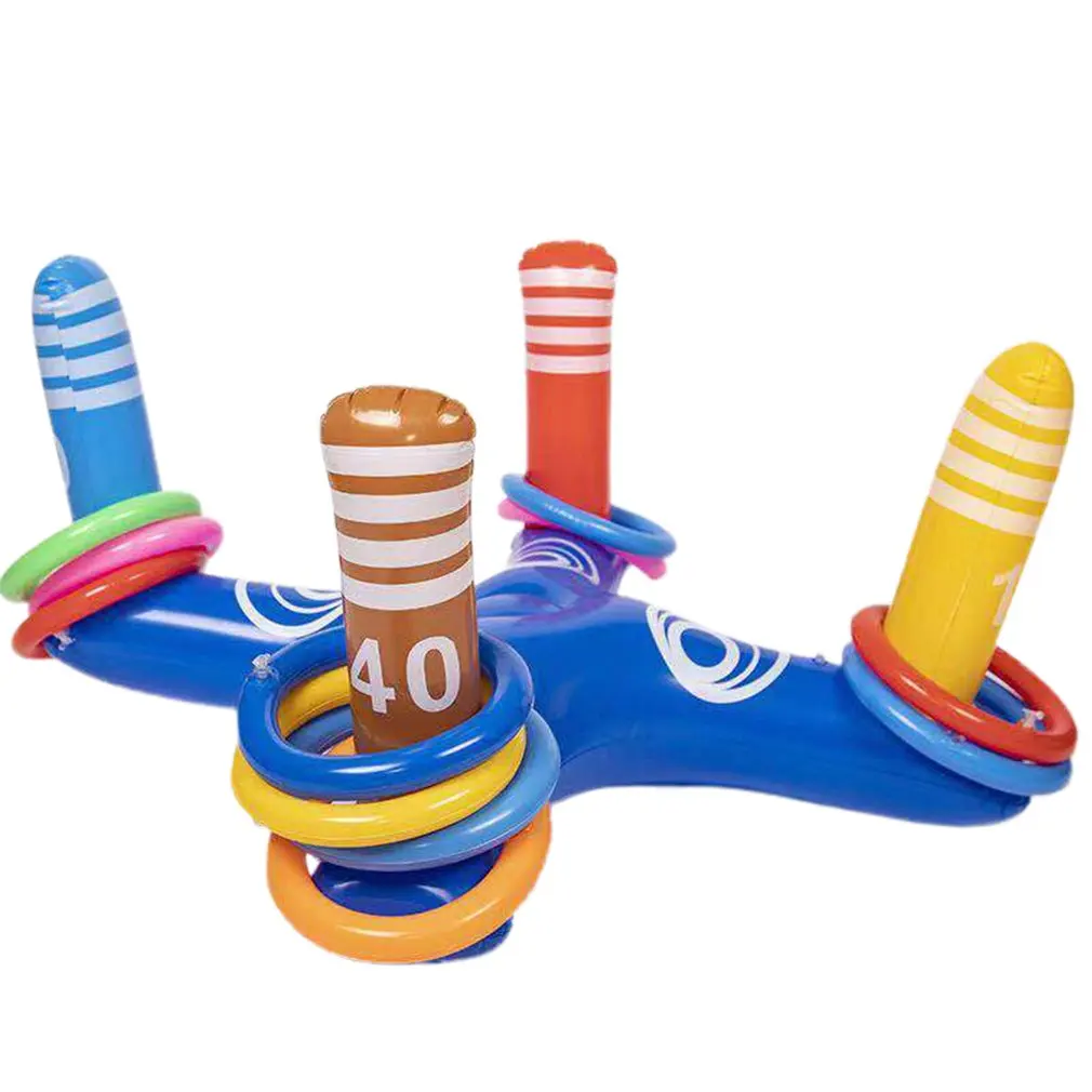 Summer Inflatable Cross Ring Toss Pool Game Toys Floating Swimming Pool Ring With Rings For Kids Adults Pool Party Games
Summer Inflatable Cross Ring Toss Pool Game Toys Floating Swimming Pool Ring With Rings For Kids Adults Pool Party Games