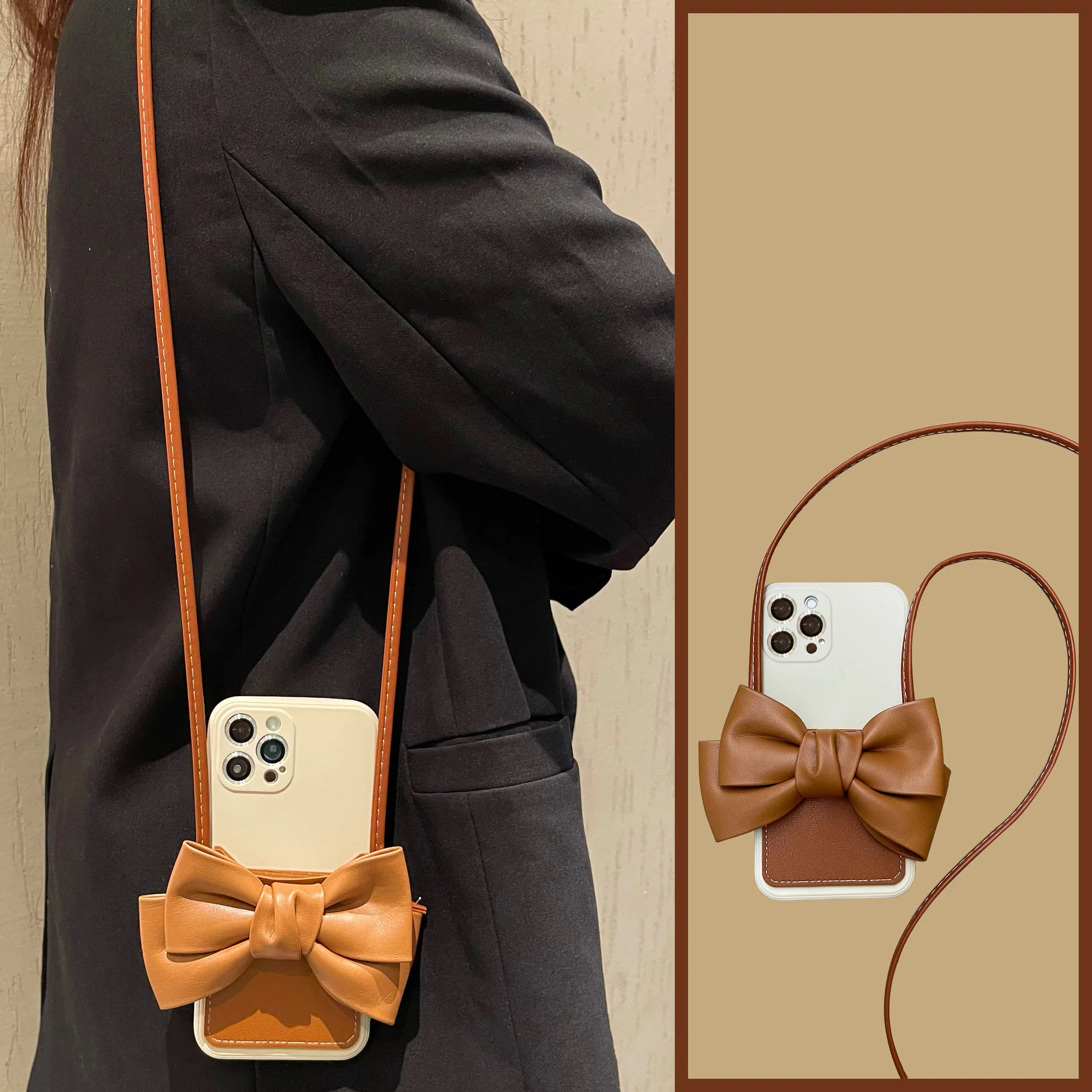 Ins Crossbody Lanyard Necklace Leather Butterfly Liquid Soft Silicon Phone Case for IPhone 12 11 Pro MAX XS XR X 7 8 Plus Cove
Ins Crossbody Lanyard Necklace Leather Butterfly Liquid Soft Silicon Phone Case for IPhone 12 11 Pro MAX XS XR X 7 8 Plus Cove