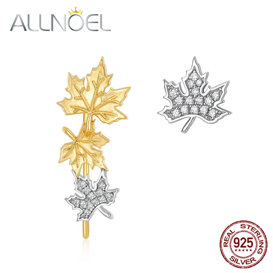 ALLNOEL Solid 925 Sterling Silver Earrings Maple Leaves Asymmetry Earrigns For Women 2021 New Arrivals Real Gold Plating Fine
ALLNOEL Solid 925 Sterling Silver Earrings Maple Leaves Asymmetry Earrigns For Women 2021 New Arrivals Real Gold Plating Fine