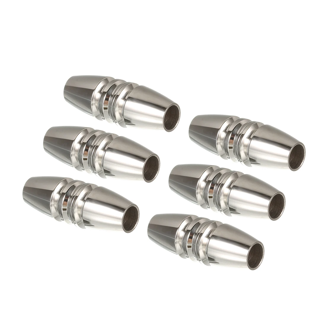 Silver Tone Stainless Steel Strong Magnetic Clasps End Caps Connectors Fit 5mm Leather Cords Bracelet DIY Findings
Silver Tone Stainless Steel Strong Magnetic Clasps End Caps Connectors Fit 5mm Leather Cords Bracelet DIY Findings