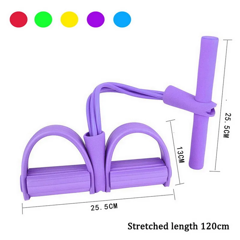 4 Tube Pull Rope Fitness Elastic Bands Pedal Ankle Puller Abdominal Exerciser Home Gym Sport Sit Up Pull Rope Training Equipment
4 Tube Pull Rope Fitness Elastic Bands Pedal Ankle Puller Abdominal Exerciser Home Gym Sport Sit Up Pull Rope Training Equipment