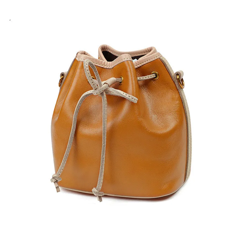 2021 New Women's Shoulder Bag Youth Ladies Genuine Leather Bucket Bag Fashion Versatile Retro Crossbody Bags For Women Designer
2021 New Women's Shoulder Bag Youth Ladies Genuine Leather Bucket Bag Fashion Versatile Retro Crossbody Bags For Women Designer