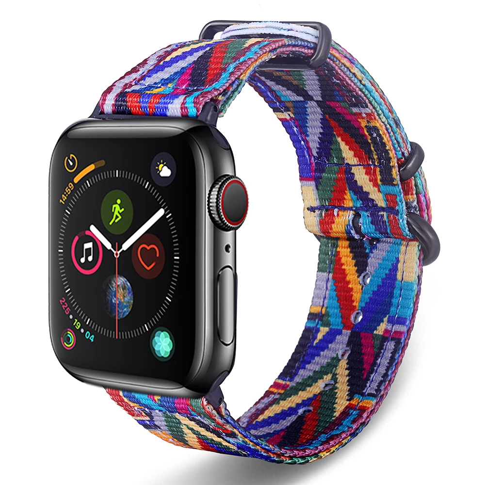 Suitable for Iwatch nylon band strap Folk-Custom Leopard woven strap Series 40/44/38/42MM black connectoriwatch 6/5/4/3/2/1
Suitable for Iwatch nylon band strap Folk-Custom Leopard woven strap Series 40/44/38/42MM black connectoriwatch 6/5/4/3/2/1