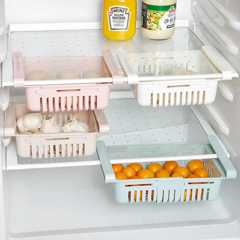 Retractable Refrigerator Storage Box Refrigerator Pull Drawer Drawer Basket Fresh Compartment Storage Rack Kitchen Tools
Retractable Refrigerator Storage Box Refrigerator Pull Drawer Drawer Basket Fresh Compartment Storage Rack Kitchen Tools