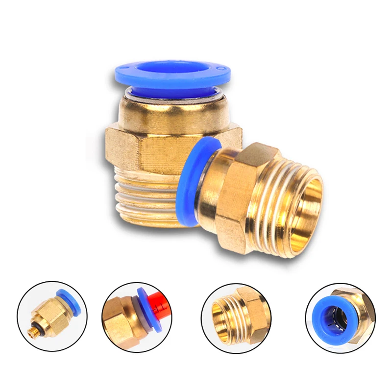 PC Air Pneumatic Fitting Quick Connector 4-m5 4-M6 4mm 6mm 8mm 10mm 12mm Male Thread 1/4 1/2 1/8 3/8 Compressed Hose Tube Pipe
PC Air Pneumatic Fitting Quick Connector 4-m5 4-M6 4mm 6mm 8mm 10mm 12mm Male Thread 1/4 1/2 1/8 3/8 Compressed Hose Tube Pipe