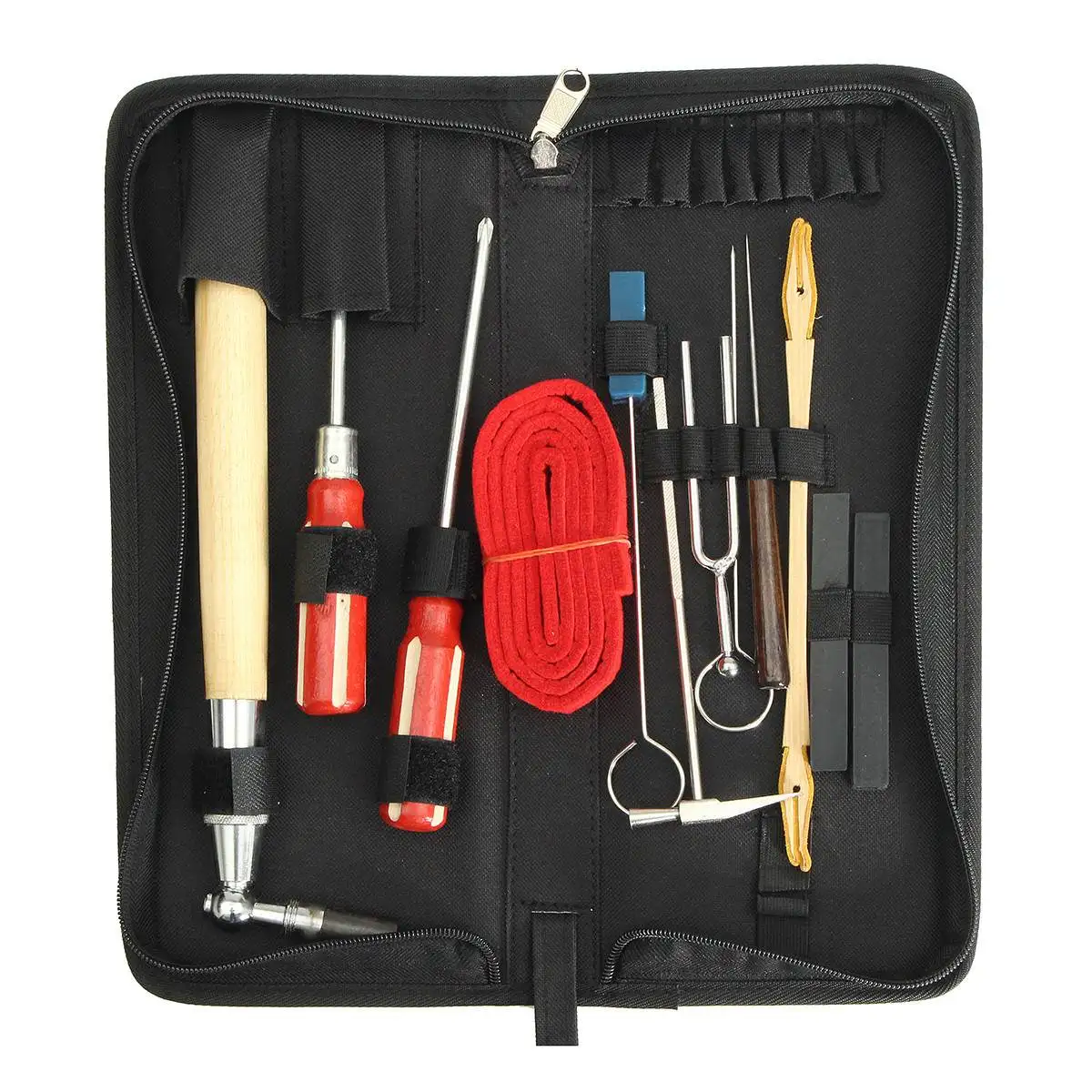 13pcs/set Piano Maintenance Tool Professional Tuning Tunner kits Hammer Screwdriver Maintained Tuning Fork Case Package
13pcs/set Piano Maintenance Tool Professional Tuning Tunner kits Hammer Screwdriver Maintained Tuning Fork Case Package