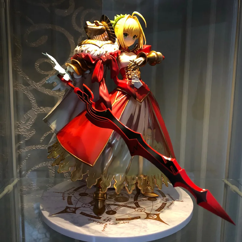 Фигурка из аниме «Fate/Grand Order», японская экшн-фигурка Красного сабеля, черная ПВХ, статуэтка, Игрушечная модель
Фигурка из аниме «Fate/Grand Order», японская экшн-фигурка Красного сабеля, черная ПВХ, статуэтка, Игрушечная модель