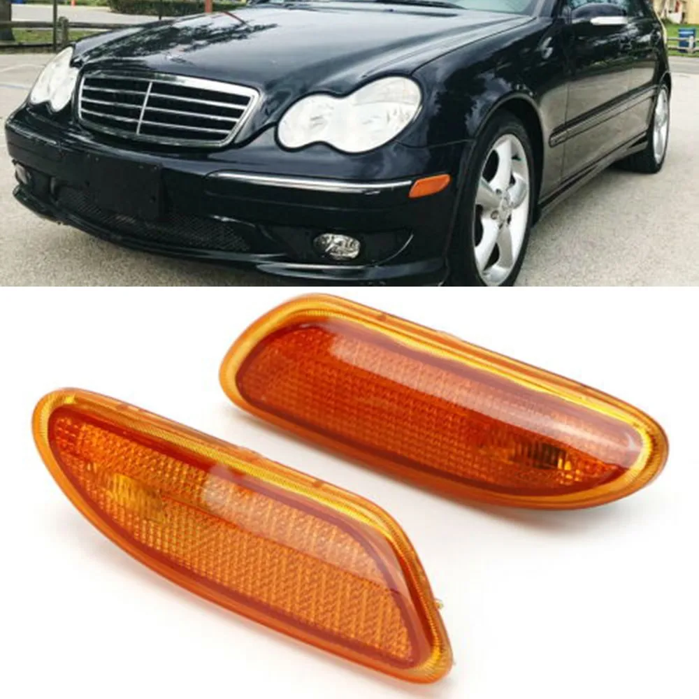 Left&Right Side Marker Bumper Turn Signal Lights For Mercedes-Benz W203 C-Class Side Marker Lights
Left&Right Side Marker Bumper Turn Signal Lights For Mercedes-Benz W203 C-Class Side Marker Lights