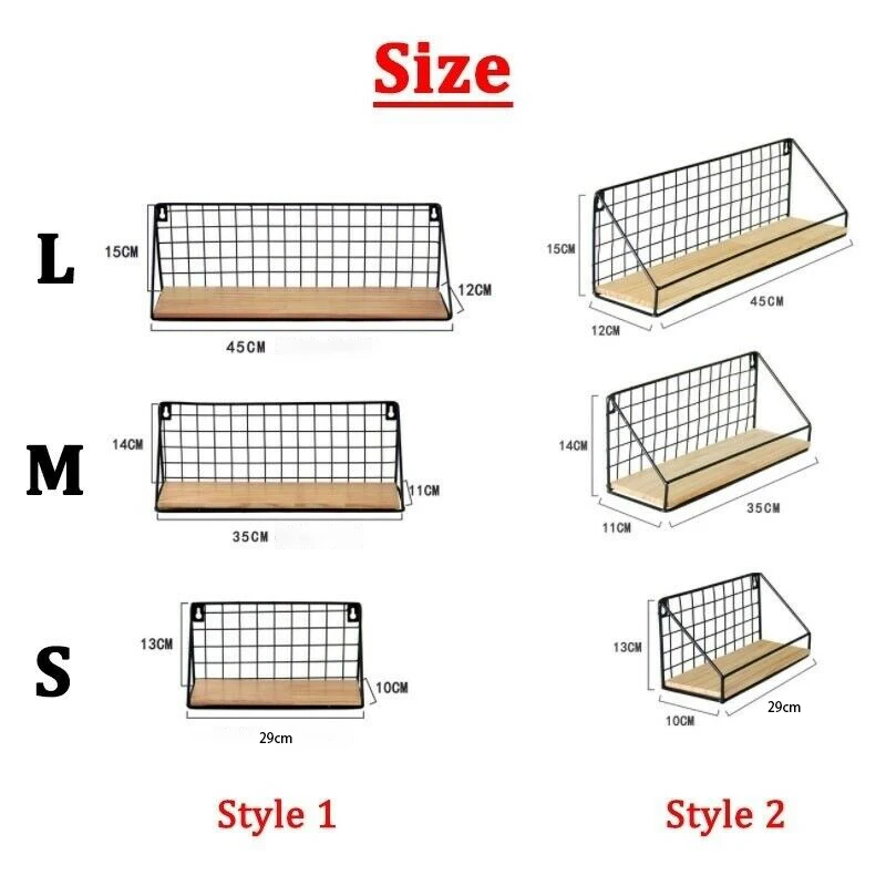 Wooden&Iron Wall Shelf Organizer Holder Kitchen Supplies Hanging Storage Cabinet Organizer for Home/ Bathroom/ Household Items
Wooden&Iron Wall Shelf Organizer Holder Kitchen Supplies Hanging Storage Cabinet Organizer for Home/ Bathroom/ Household Items