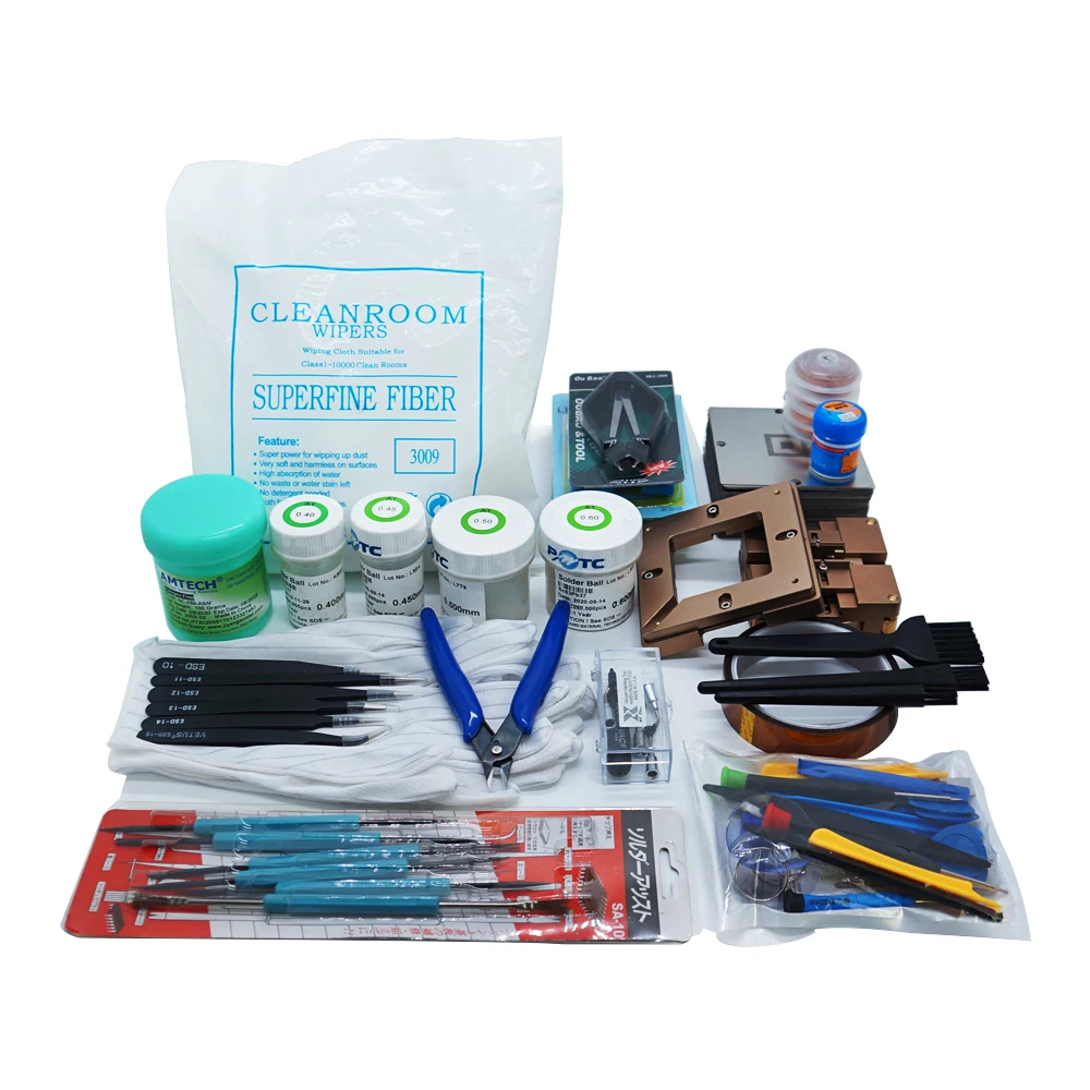 1Set Brown Reballing Directly Heat Stencils Solder Paste Tin Balls Station Steel Mesh 341PCS BGA Reball Kit for SMT Repair
1Set Brown Reballing Directly Heat Stencils Solder Paste Tin Balls Station Steel Mesh 341PCS BGA Reball Kit for SMT Repair