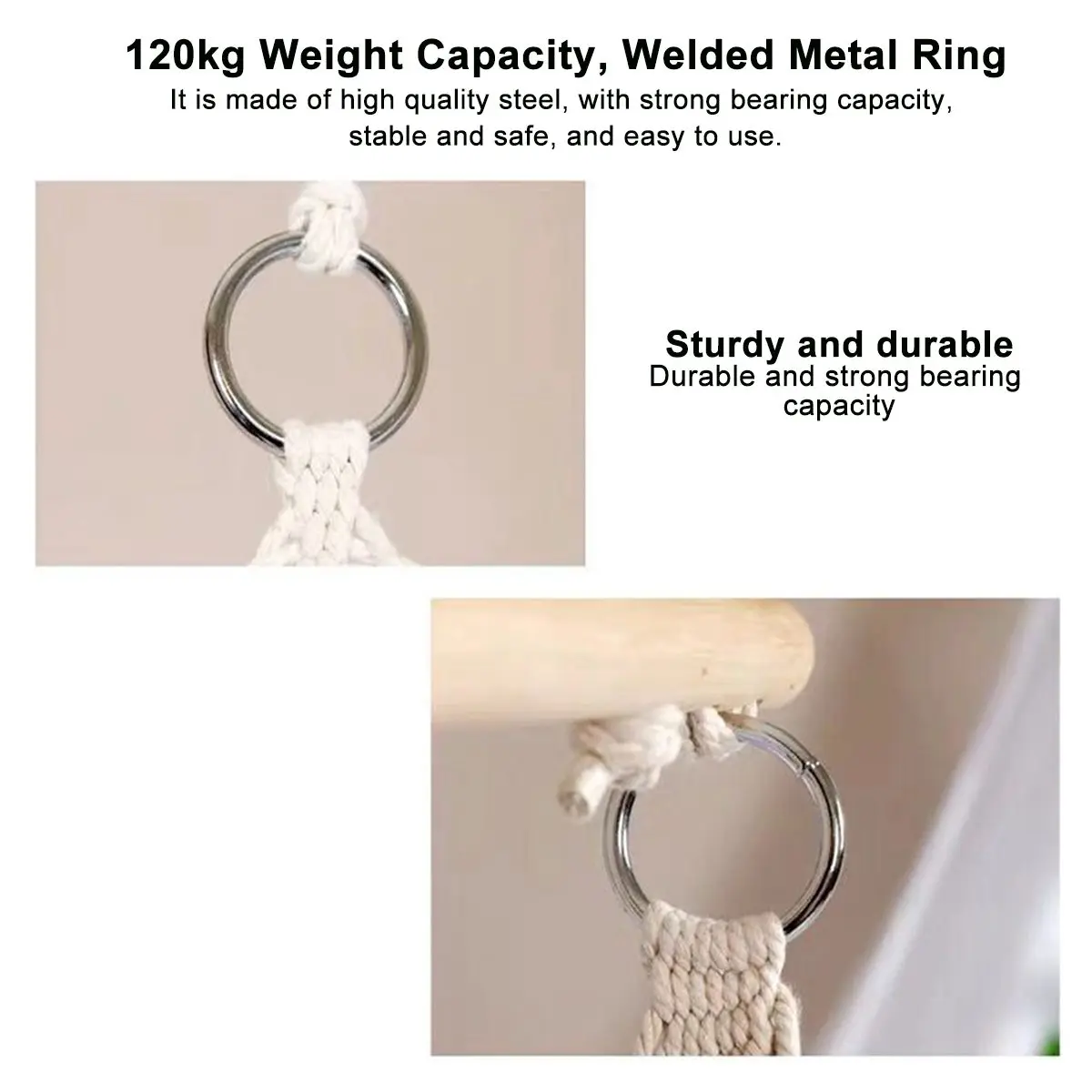 Nordic Style White Hammock Outdoor Indoor Garden Dormitory Bedroom Hanging Chair For Child Adult Swinging Single Safety Hammock
Nordic Style White Hammock Outdoor Indoor Garden Dormitory Bedroom Hanging Chair For Child Adult Swinging Single Safety Hammock