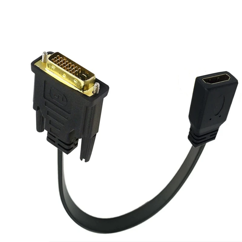 HDTV-совместимый с кабелем DVI DVI-D 24 + 1 двухсторонний адаптер для Xiaomi Xbox Serries X PS5 PS4 TV Box