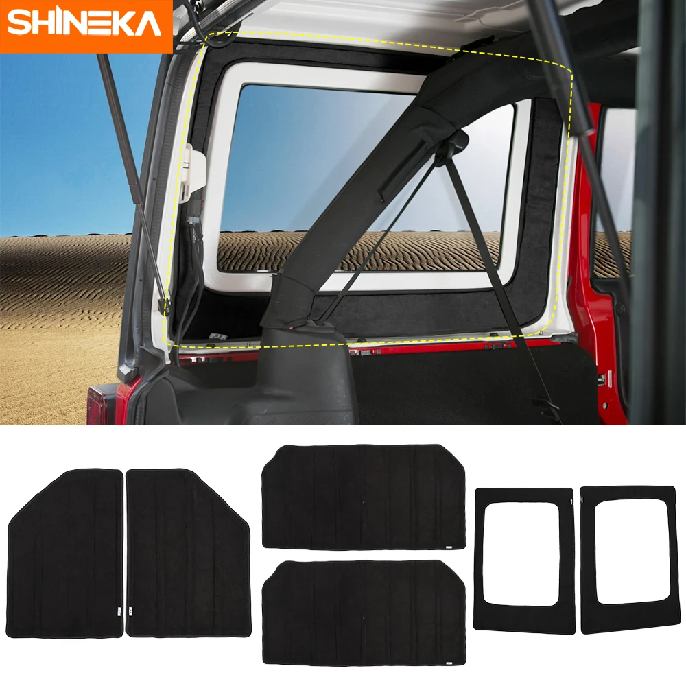SHINEKA теплоизоляционный хлопковый коврик автомобильный для крыши и заднего окна