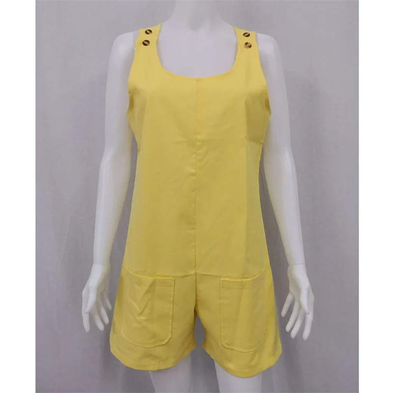 Sleeveless Linen Overall Jumpsuit Homewear Women 2021 Summer Cotton Linen Loose Casual Playsuit Combinaison Femmel Dropshipping
Sleeveless Linen Overall Jumpsuit Homewear Women 2021 Summer Cotton Linen Loose Casual Playsuit Combinaison Femmel Dropshipping