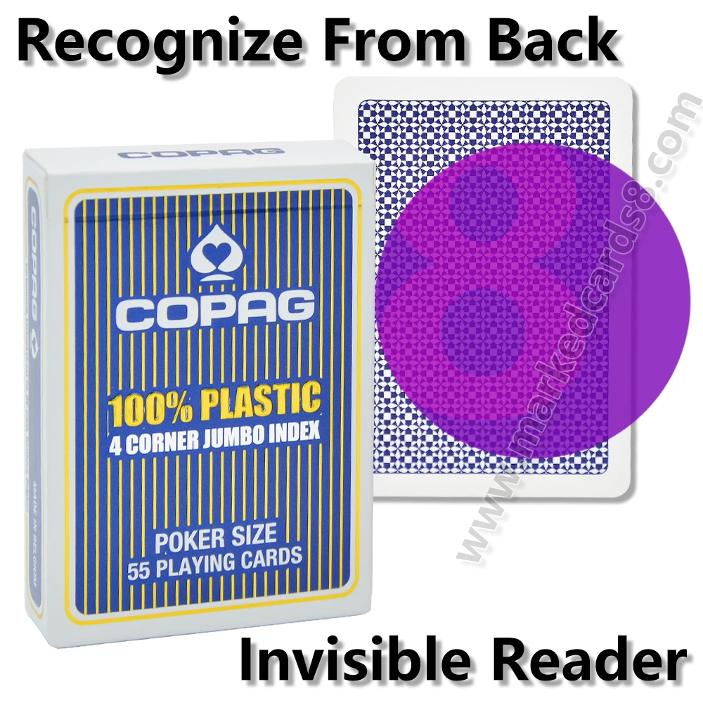 

Copag Infrared Marked Playing Cards for UV Reader Magic Show 100% Plastic Deck Anti Cheat Poker