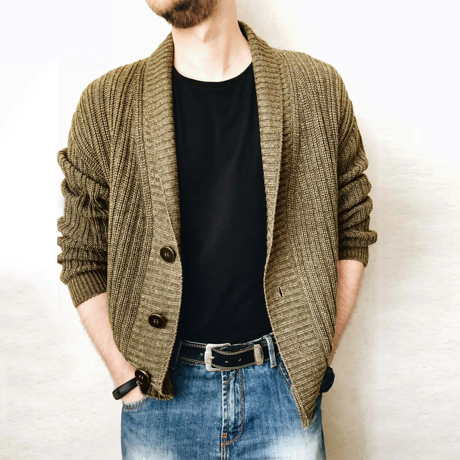 Winter Sweater Coat Autumn Men Solid Color Knit Wear Sweater Buttons Suit Button Cardigan Warm Jacket Male Coat Warm Outerwear
Winter Sweater Coat Autumn Men Solid Color Knit Wear Sweater Buttons Suit Button Cardigan Warm Jacket Male Coat Warm Outerwear