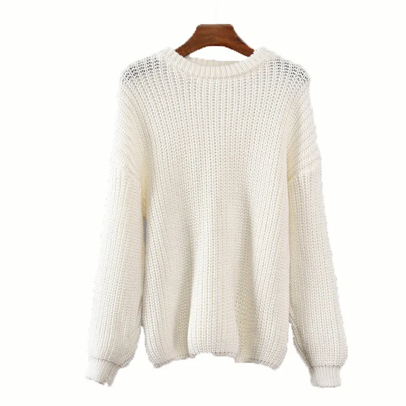 Pullover women sweater 2021 autumn winter new fashion loose long sleeve sweater women coat thick warm solid sweaters pull femme
Pullover women sweater 2021 autumn winter new fashion loose long sleeve sweater women coat thick warm solid sweaters pull femme