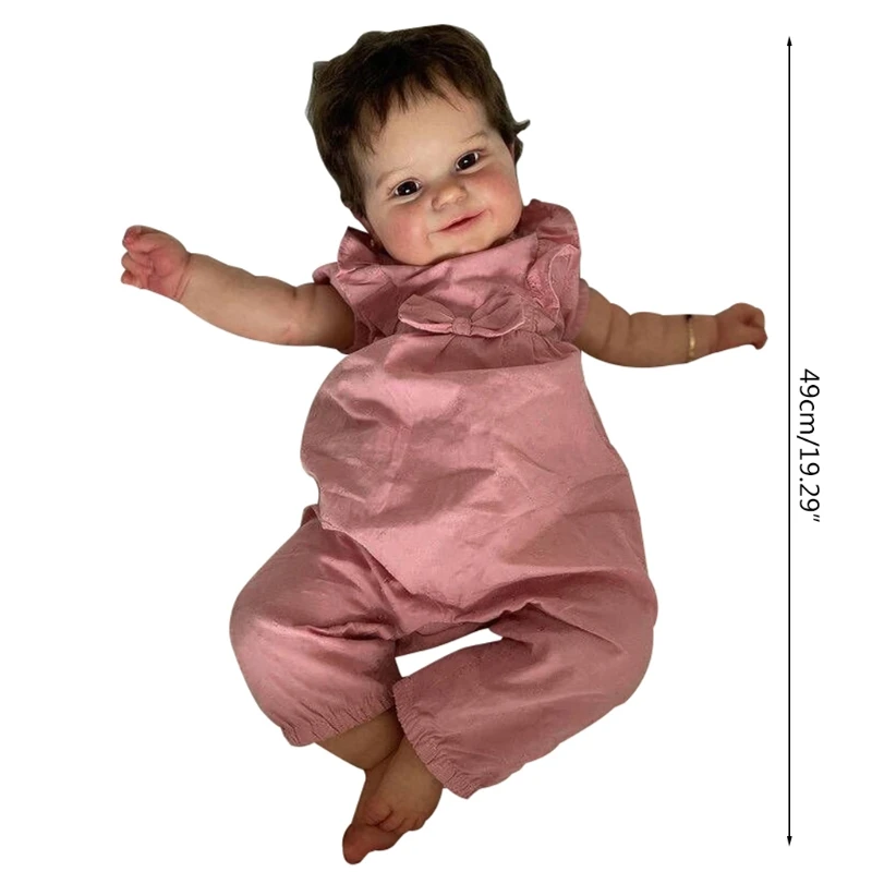 49cm/19in Reborns Doll Baby Girl Doll Nurturing Doll Realistic Handmade Soft Body w/ Opened-Eyes Rooted Hair Girl Gift
49cm/19in Reborns Doll Baby Girl Doll Nurturing Doll Realistic Handmade Soft Body w/ Opened-Eyes Rooted Hair Girl Gift