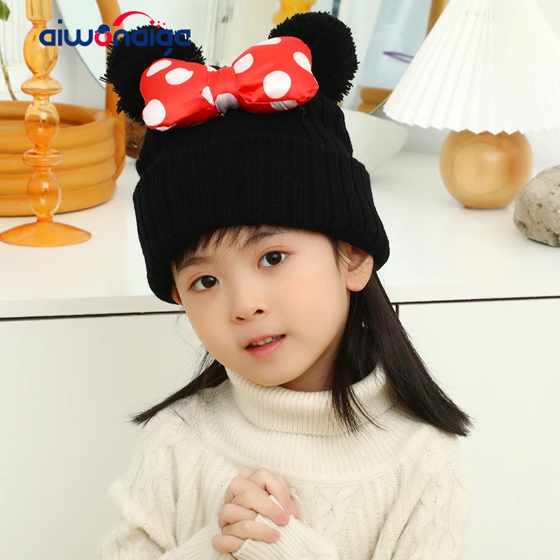Children's Warm Knit Hats Children's Winter Hats Beanie For Girls/Boys Bowknot Innocent Caps Pompon Cotton Cute Baby Fluffy Hat
Children's Warm Knit Hats Children's Winter Hats Beanie For Girls/Boys Bowknot Innocent Caps Pompon Cotton Cute Baby Fluffy Hat