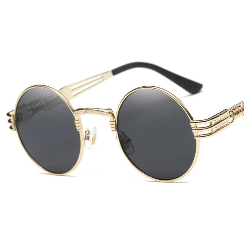Popular Round Steampunk Sunglasses For Men And Women Vintage Fashion Trend Punk Glasses
Popular Round Steampunk Sunglasses For Men And Women Vintage Fashion Trend Punk Glasses