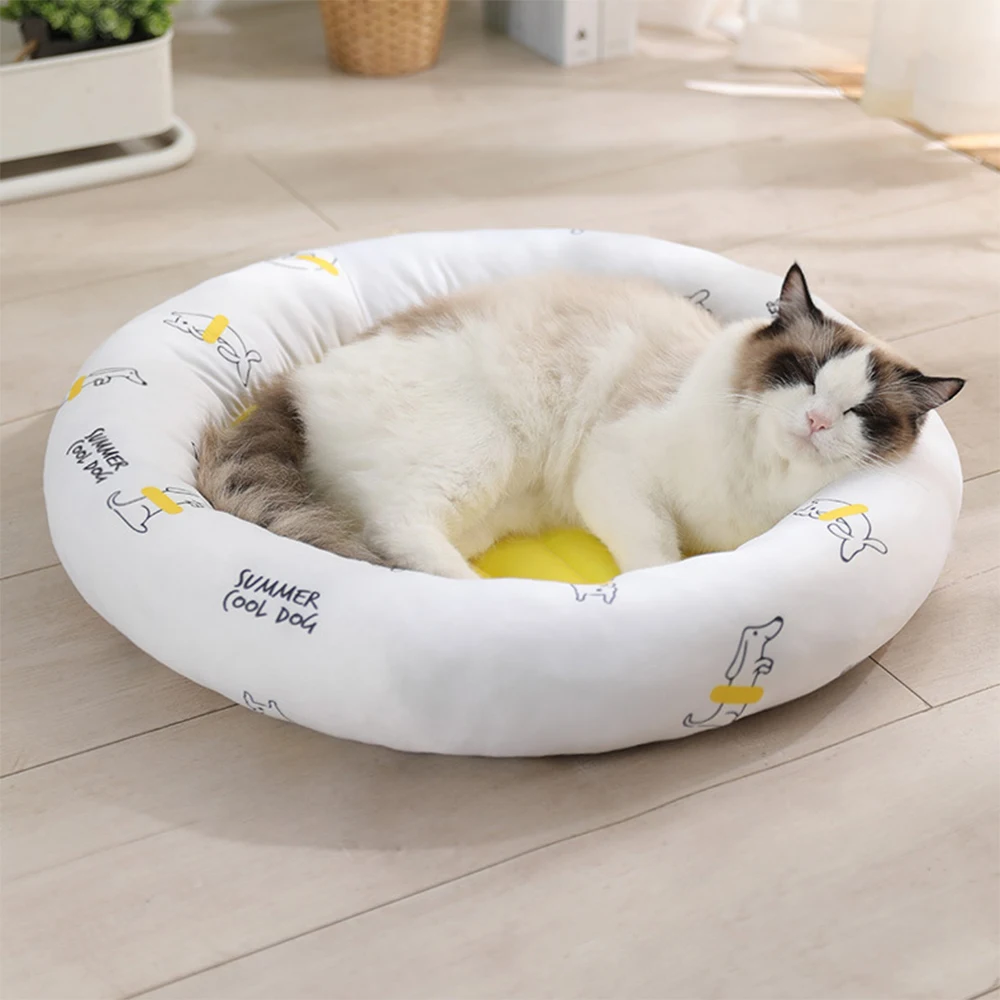 Dog Cooling Mat Pet Cat Ice Pad Small and Medium-sized Fashion Donuts Dog Mat for Cats Dogs Washable Cool Mattress
Dog Cooling Mat Pet Cat Ice Pad Small and Medium-sized Fashion Donuts Dog Mat for Cats Dogs Washable Cool Mattress