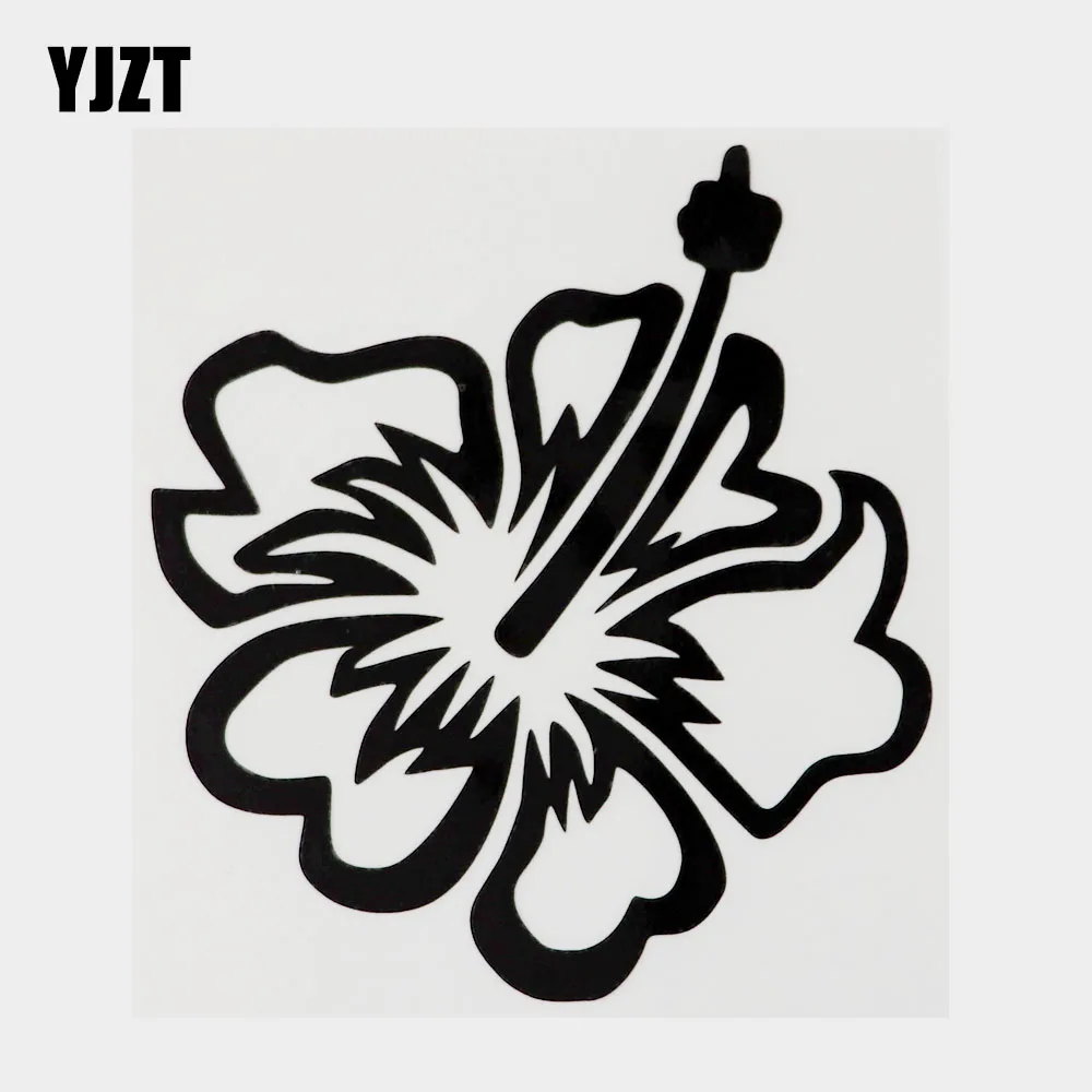 YJZT 12.7CM×13.9CM Pretty Hibiscus Flowers Vinyl Decal Car Sticker Black/Silver 18B-0154
YJZT 12.7CM×13.9CM Pretty Hibiscus Flowers Vinyl Decal Car Sticker Black/Silver 18B-0154