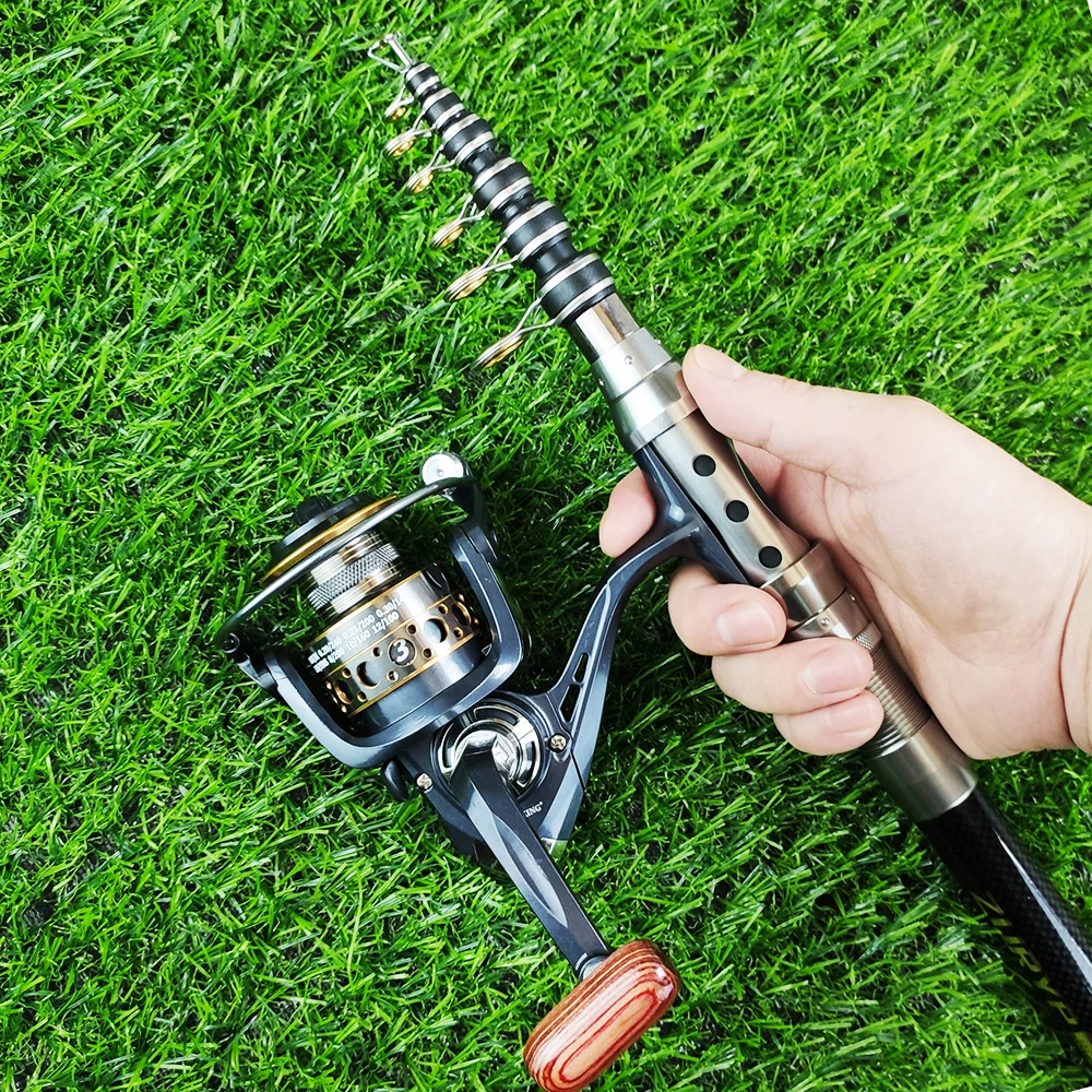 carbon telescopic spinning fishing rod combo 2.1-3m travel short feeder rod boat rock pole fishing set carp bass pike
carbon telescopic spinning fishing rod combo 2.1-3m travel short feeder rod boat rock pole fishing set carp bass pike