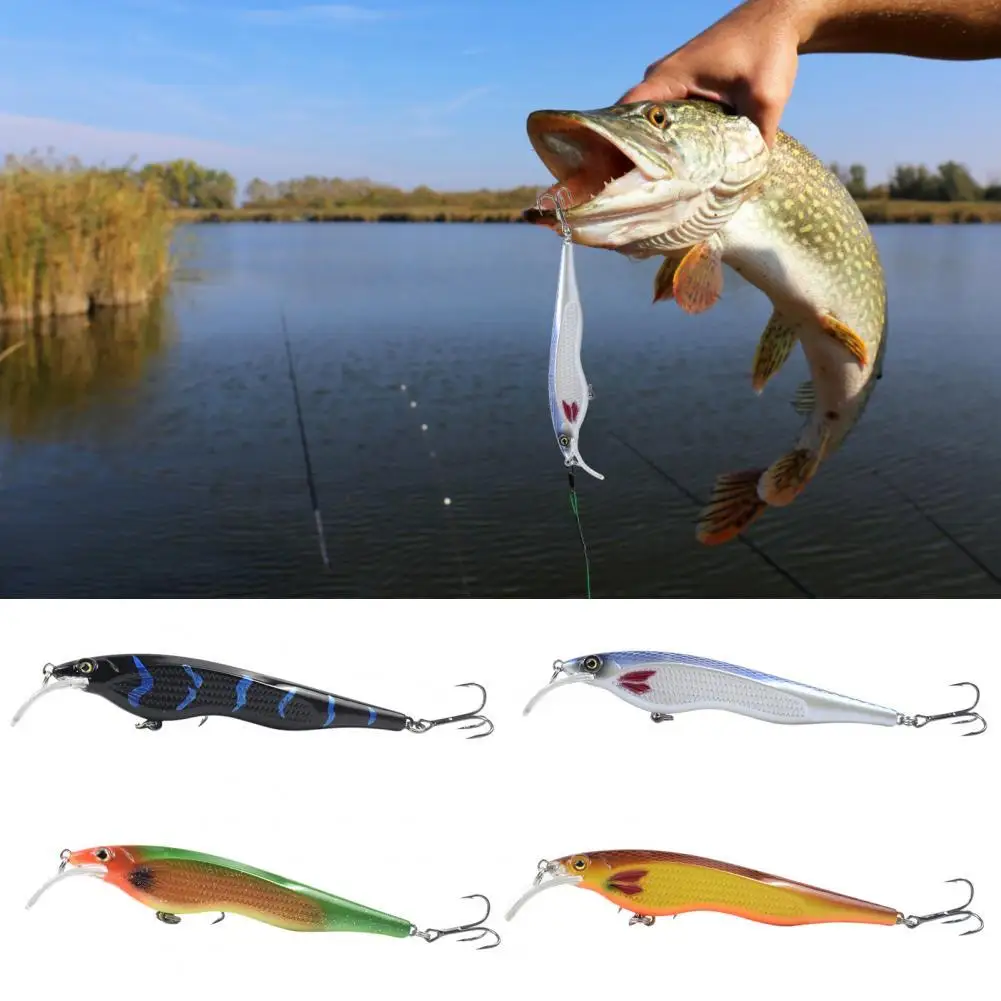 14g 12cm Minnow Lure Anti-Scratch Sharp Hook Colorful Fresh Salt Water 3D Eyes Crankbait Minnow Lures for Outdoor
14g 12cm Minnow Lure Anti-Scratch Sharp Hook Colorful Fresh Salt Water 3D Eyes Crankbait Minnow Lures for Outdoor