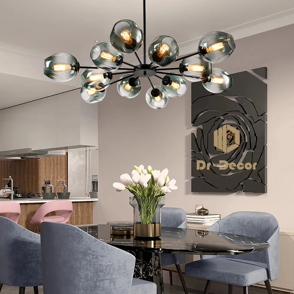 Nordic Glass Chandelier Lighting Modern Home Decor Chandelier for Living Room Bedroom Dining Room Lighting Fixtures Luminaire 
Nordic Glass Chandelier Lighting Modern Home Decor Chandelier for Living Room Bedroom Dining Room Lighting Fixtures Luminaire
