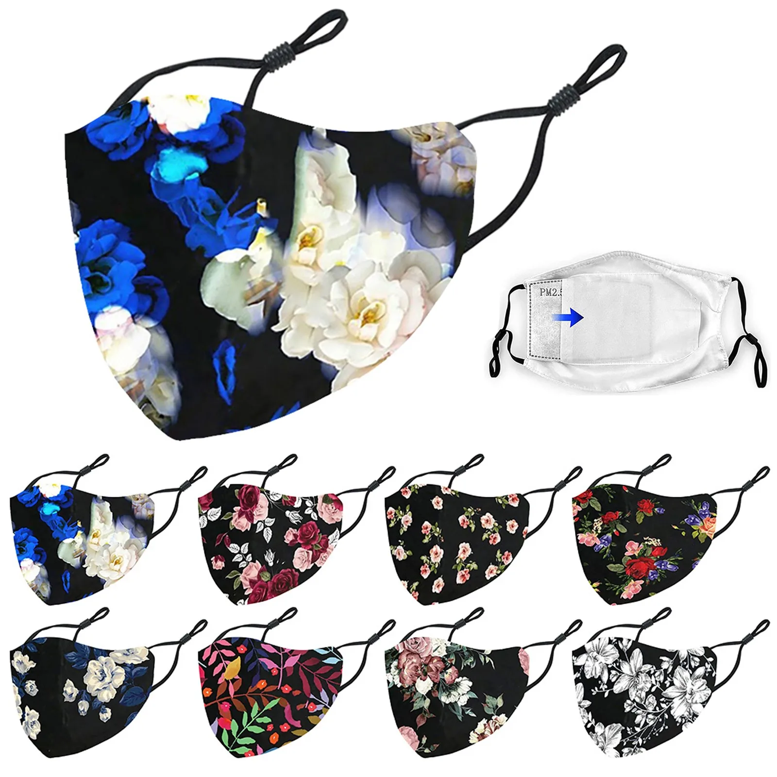 PM2.5 Unisex Adjustable Cloth Fabric Face Mask Flower Funny Printing Mouth Mask Women Men Dustproof Breathable Protective Masque
PM2.5 Unisex Adjustable Cloth Fabric Face Mask Flower Funny Printing Mouth Mask Women Men Dustproof Breathable Protective Masque