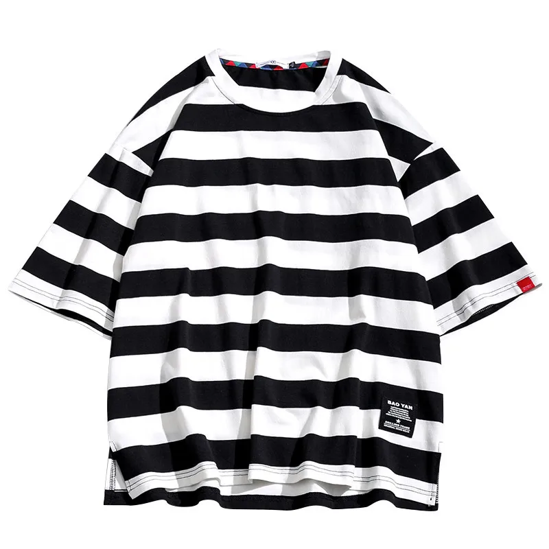 Summer Men's Fashion T Shirt Cotton Tshirt Striped For Men Tee Casual T-shirts Streetwear Oversized Mens Clothing Free Shipping
Summer Men's Fashion T Shirt Cotton Tshirt Striped For Men Tee Casual T-shirts Streetwear Oversized Mens Clothing Free Shipping