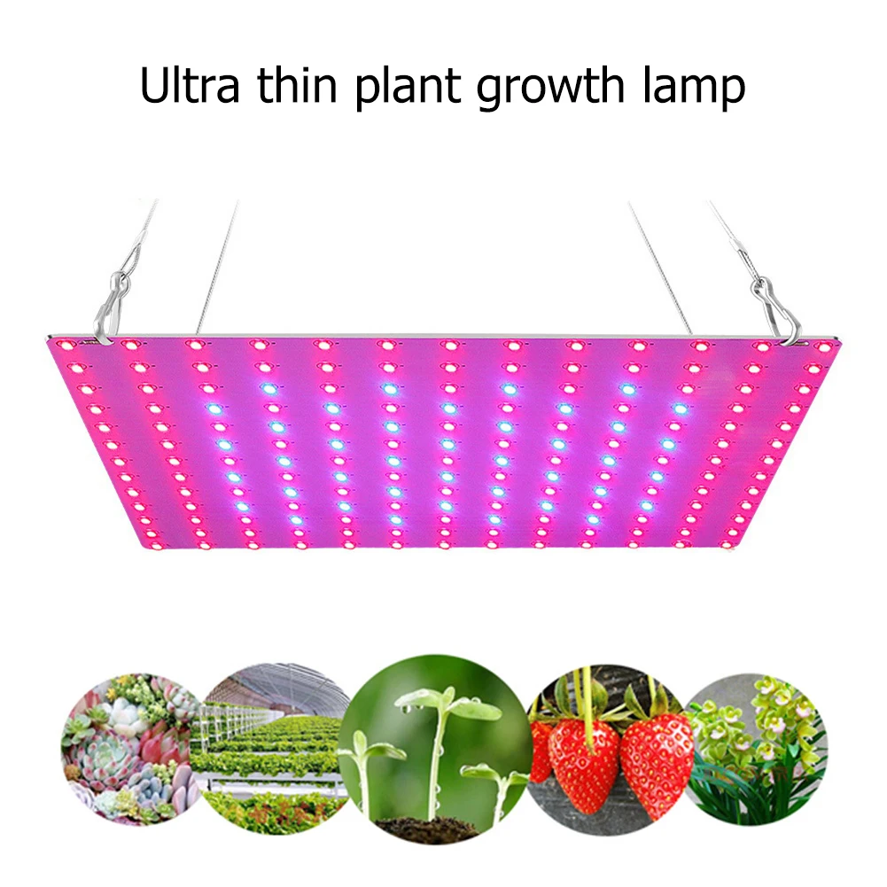 

Светодиодная светильник вая панель для выращивания растений, 13 Вт, фитолампа полного спектра, AC85-265V, вилка стандарта ЕС/США, для домашних теп...
