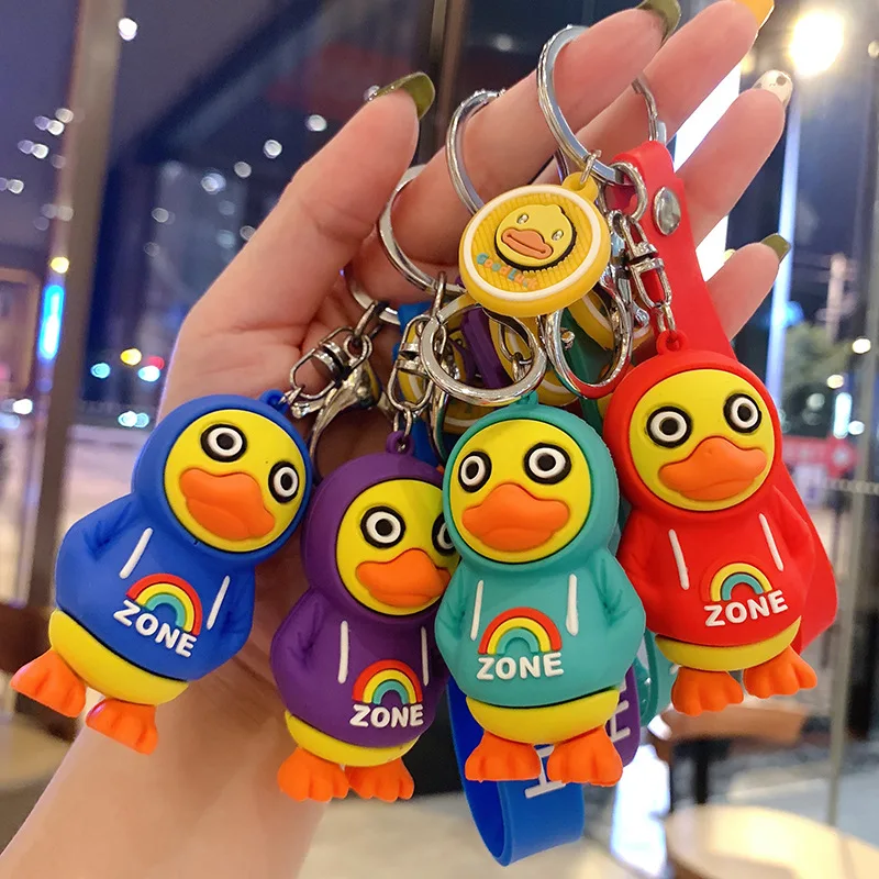 Japanese Cartoon Adorkable Yellow Duck Keychain Colorful Soft Rubber PVC Keychains Car Key Ring Bag Pendant Fashion Jewelry Gift
Japanese Cartoon Adorkable Yellow Duck Keychain Colorful Soft Rubber PVC Keychains Car Key Ring Bag Pendant Fashion Jewelry Gift