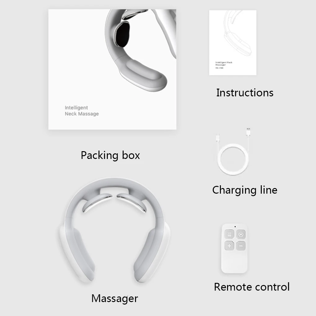 3 Colors Smart Shoulder Neck Massager PGG Hot Care Mute 15 Modes Adjustable Massaging Instrument Remote Control Neck Massager
3 Colors Smart Shoulder Neck Massager PGG Hot Care Mute 15 Modes Adjustable Massaging Instrument Remote Control Neck Massager