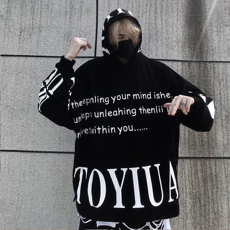 Autumn Loose Long Sleeve Vintage Streetwear Sport Hooded Jacket Hip Hop Black Vintage Long Sleeve Letter Cartoon Print Clothes
Autumn Loose Long Sleeve Vintage Streetwear Sport Hooded Jacket Hip Hop Black Vintage Long Sleeve Letter Cartoon Print Clothes