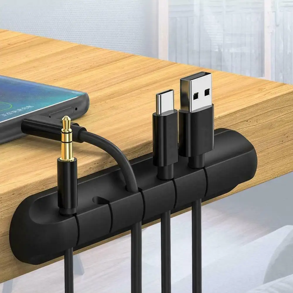 Silicone Cable Organizer Silicone USB Cable Winder Flexible Cable Management Clips Cable Holder For Mouse Headphone Earphone
Silicone Cable Organizer Silicone USB Cable Winder Flexible Cable Management Clips Cable Holder For Mouse Headphone Earphone