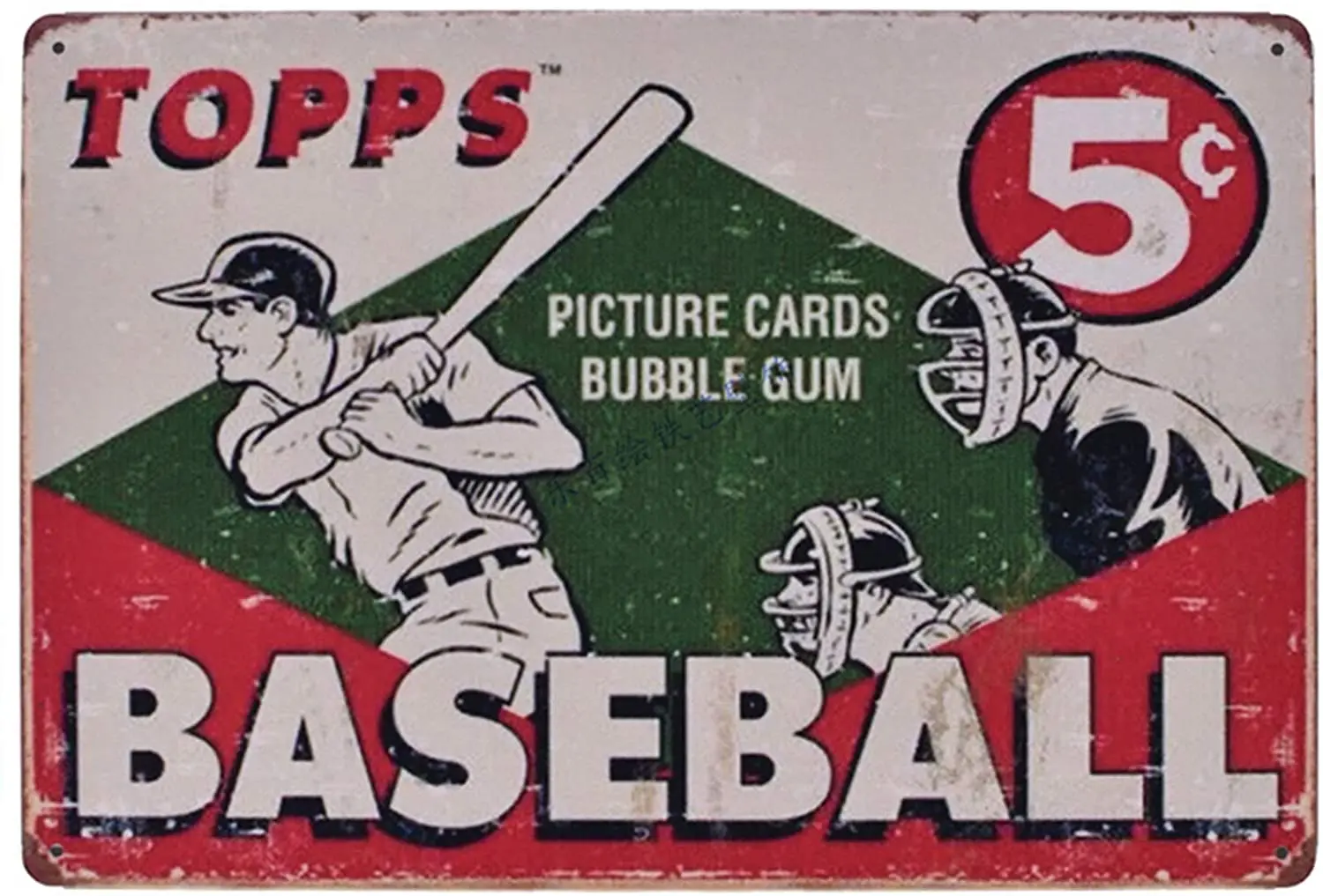 Flytime Topps Baseball Vintage Retro Metal Tin Sign Home Bar Kitchen Farmhouse Home Decor Signs Gifts 8X12Inch
Flytime Topps Baseball Vintage Retro Metal Tin Sign Home Bar Kitchen Farmhouse Home Decor Signs Gifts 8X12Inch