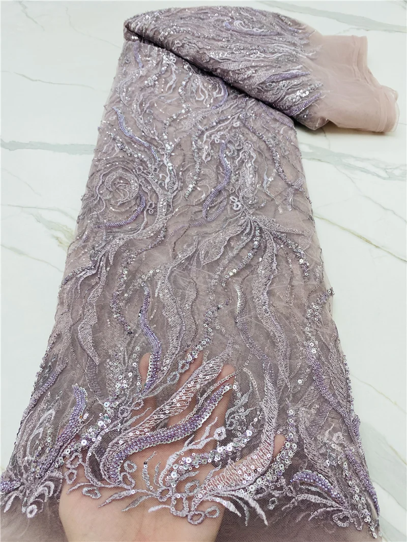 PGC 2021 High Quality Embroidery Lace With Sequins African French Beaded Lace Fabric Fashion For Nigeira Wedding Dress XZ0551-1
PGC 2021 High Quality Embroidery Lace With Sequins African French Beaded Lace Fabric Fashion For Nigeira Wedding Dress XZ0551-1