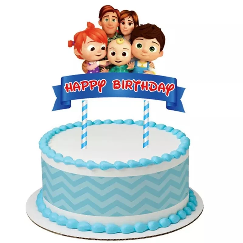 Birthday Events Party Decorate Cocomelon Theme Cupcake Toppers Happy Baby Boys Shower Cake Flag With Straws 1set/lot
Birthday Events Party Decorate Cocomelon Theme Cupcake Toppers Happy Baby Boys Shower Cake Flag With Straws 1set/lot