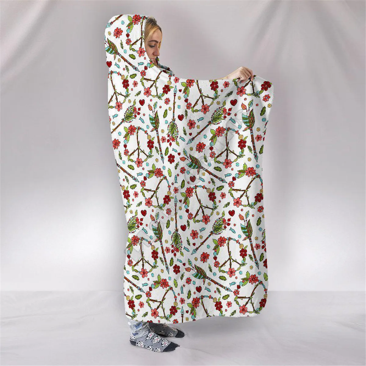 Elephant Love 3d printed Hooded Blanket Adult colorful child Sherpa Fleece Wearable Blanket Microfiber Bedding
Elephant Love 3d printed Hooded Blanket Adult colorful child Sherpa Fleece Wearable Blanket Microfiber Bedding