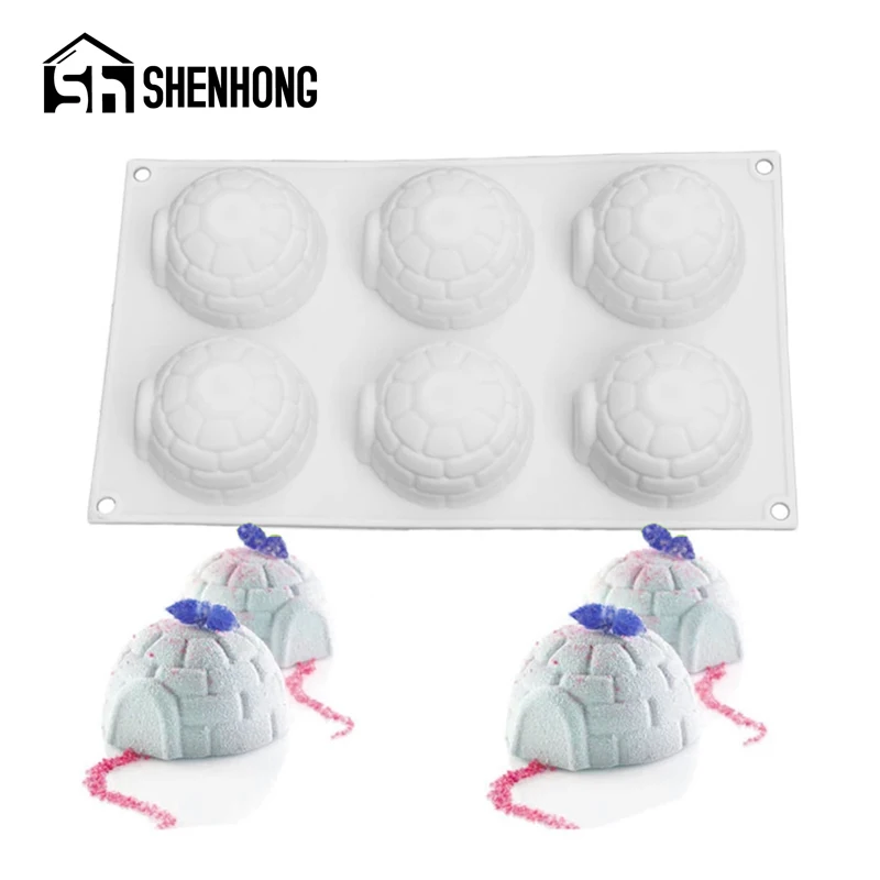 Рождественские силиконовые формы для выпечки SHENHONG, 6 полостей, Igloo, дизайн снежного дома, кухонная посуда для выпечки, кондитерские инструме...
Рождественские силиконовые формы для выпечки SHENHONG, 6 полостей, Igloo, дизайн снежного дома, кухонная посуда для выпечки, кондитерские инструме...