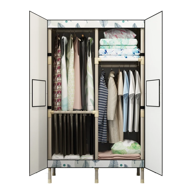Simple Wardrobe Fabric Cloth Wardrobe Steel Pipe Thickening Simple Modern Economic Steel Frame Assembly Wardrobe
Simple Wardrobe Fabric Cloth Wardrobe Steel Pipe Thickening Simple Modern Economic Steel Frame Assembly Wardrobe